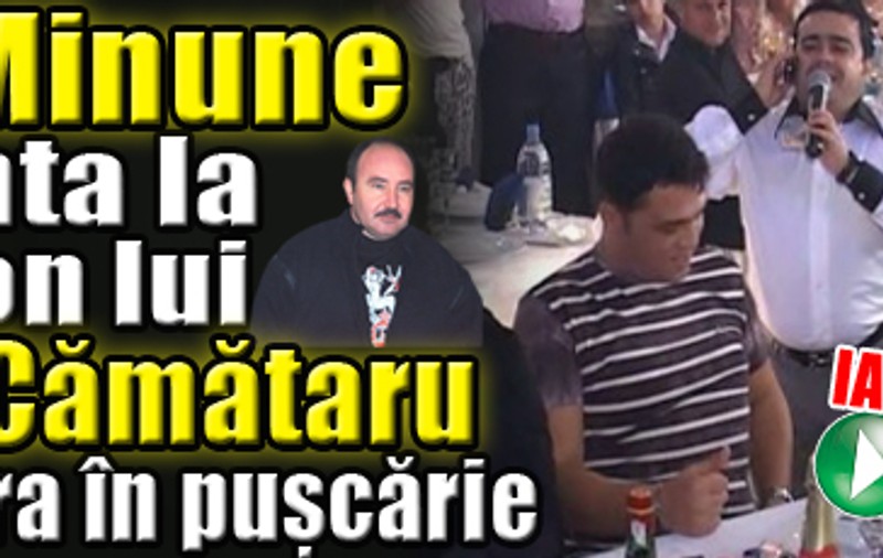 Nuţu Cămătaru primea dedicaţii la puşcărie