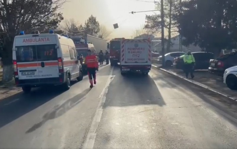 Fetiţă ucisă pe trecerea de pietoni de un TIR condus de un șofer polonez, în județul Dâmbovița