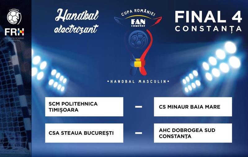 Cupa României 2018 la handbal masculin, Final 4. Programul partidelor