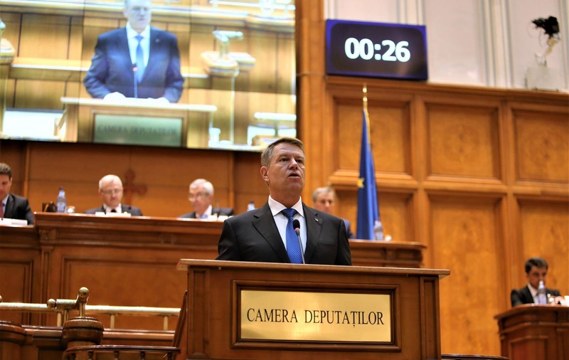Scrisoarea lui Klaus Iohannis, privind reconsultarea Parlamentului pe referendum, trimisă la comisiile juridice