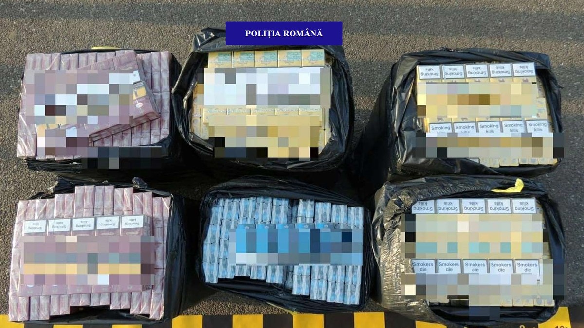 Polițiști de frontieră din Timiș, prinși cu țigări de contrabandă