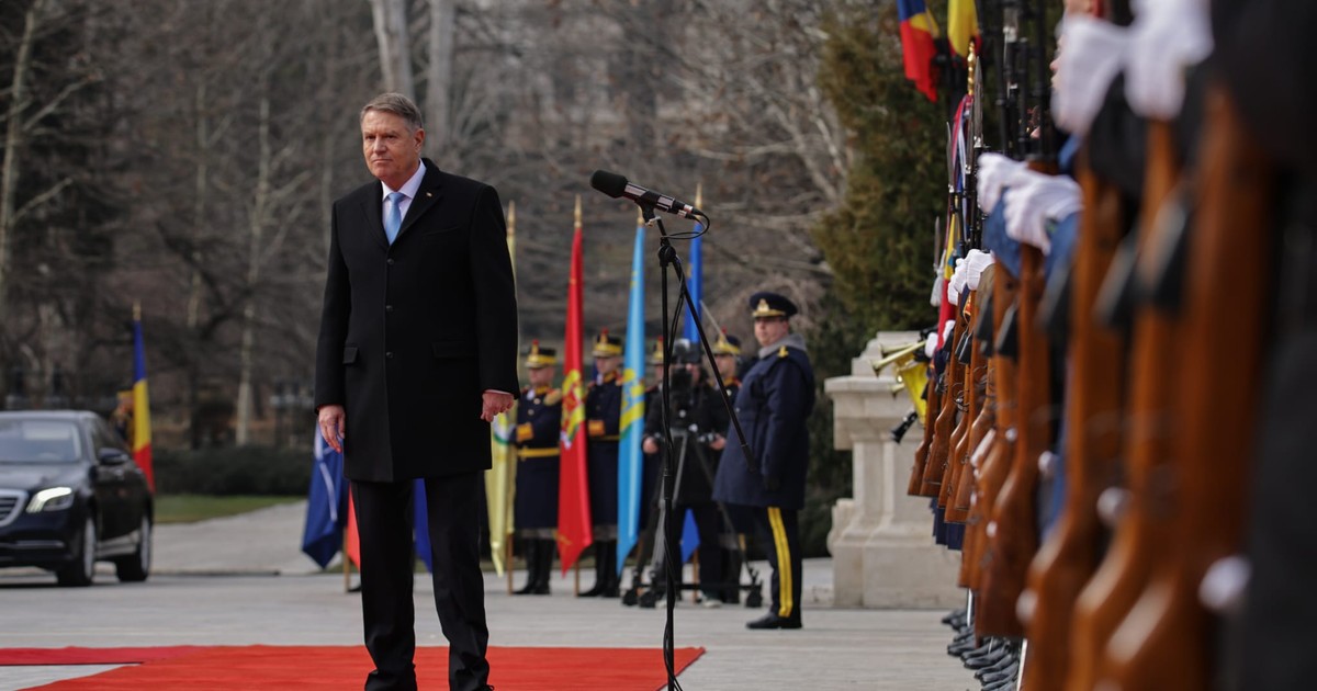 Klaus Iohannis, președintele României, la Ceremonia de final de mandat