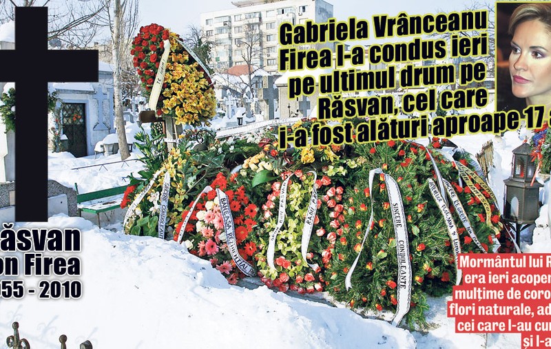 Aici şi-a îngropat Gabriela Vrânceanu Firea soţul