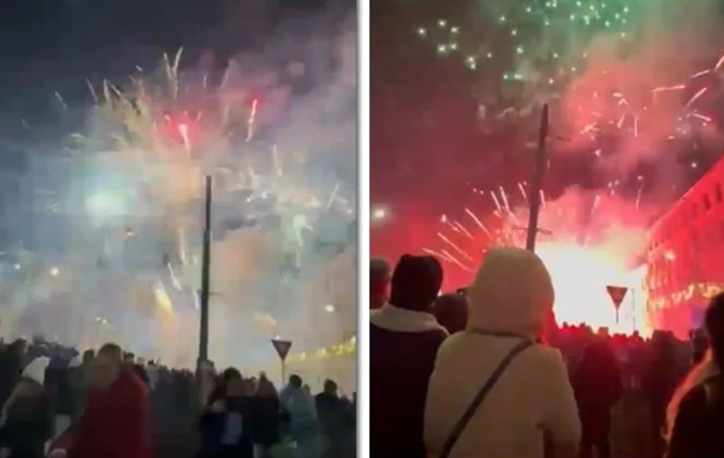 Artificii scăpate de sub control la Timişoara, în noaptea de Revelion. Oamenii au fugit înspăimântați