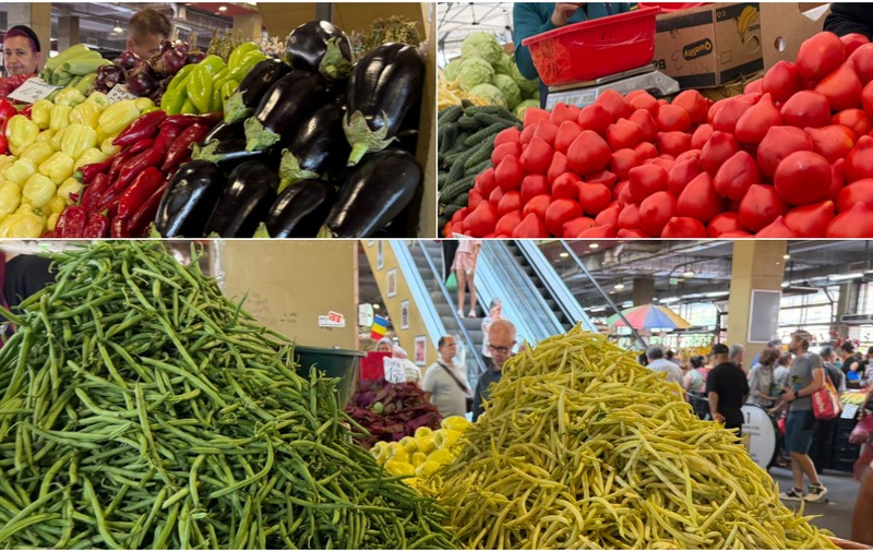 Cât costă legumele românești în Piața Obor. Prețurile pentru roșii, castraveți, cartofi, ardei, ceapă și fasole