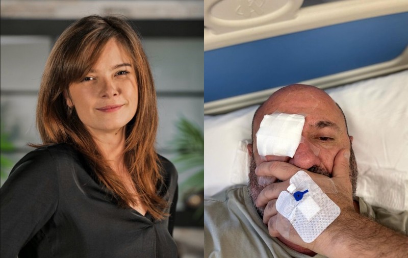 Reacția Doinei Teodoru după ce Cătălin Scărlătescu a ajuns la spital, cu un ochi pansat și cu perfuzie: „Nu e nimic grav”