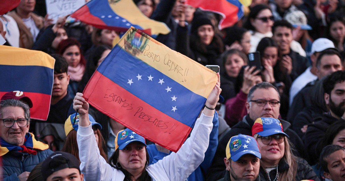 Manifestație la Buenos Aires în semn de sprijin pentru opoziția din Venezuela Foto: Profimedia