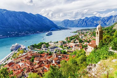 Panorama in Kotor, Montenegro