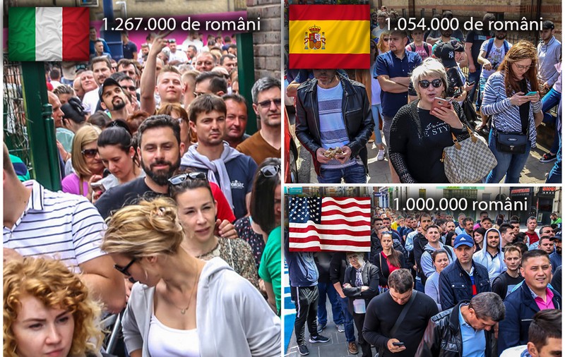 Ambasadele României: Italia, Spania și SUA sunt țările în care trăiesc câte 1 milion de români și persoane de origine română!