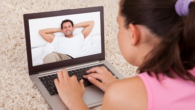 Woman Having A Video Chat