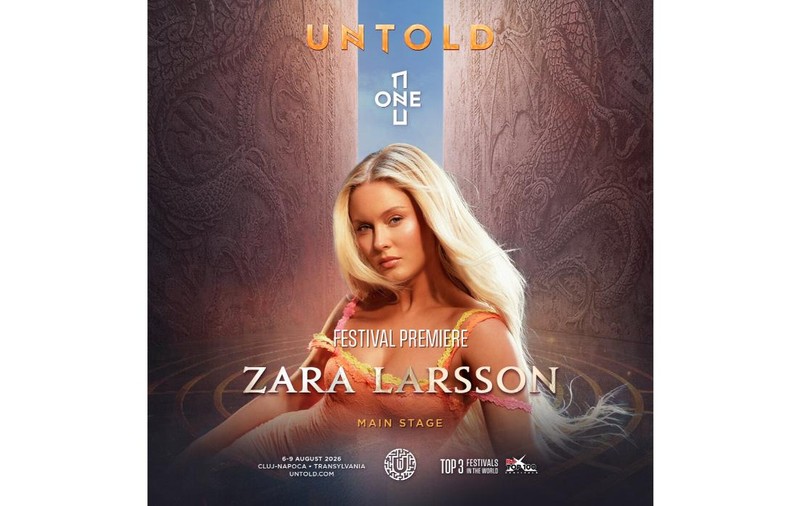 De la ”Lush Life” la locul 1 în Billboard Global, Zara Larsson ajunge pentru prima dată pe scena principală a unui festival din România