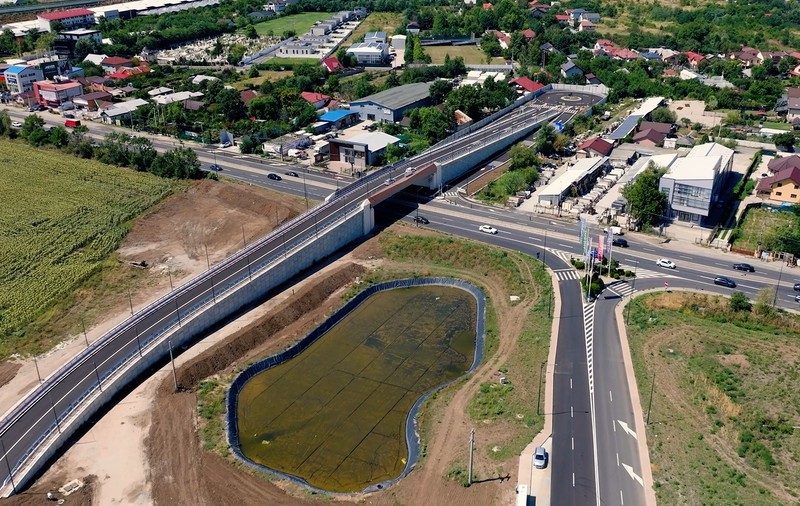 Noul pasaj suprateran peste DN1, de la Therme București, a fost inaugurat!