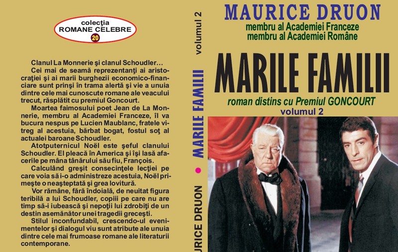 ”Marile familii” (vol II), de Maurice Druon | RECOMANDARE DE CARTE