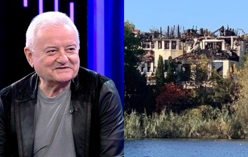 Irinel Columbeanu susține că incendiul de la vila din Izvorani a fost pus intenționat: "A fost un furt deghizat"