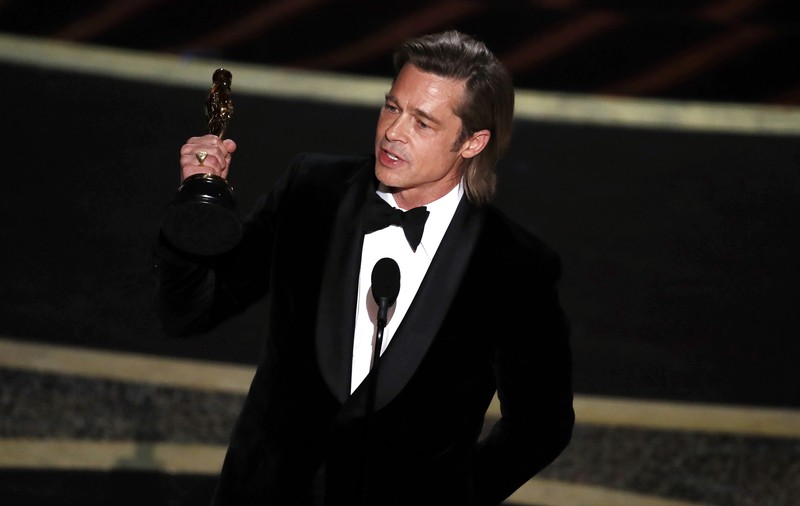 Brad Pitt, discurs politizat la Premiile Oscar. Actorul a luat premiul pentru rol secundar
