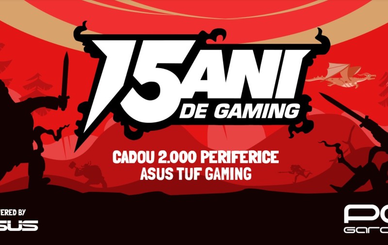 PC Garage aniversează 15 ani de activitate  2.000 de periferice ASUS cadou și multiple reduceri de prețuri (PUBLICITATE)