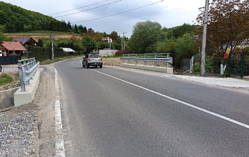 Un pod din Ciurila, Cluj, a fost construit în timp record: 7 luni în loc de 36