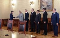 Grupul Minorităților Naționale a ajuns la Palatul Cotroceni. Sursă foto: Libertatea.ro