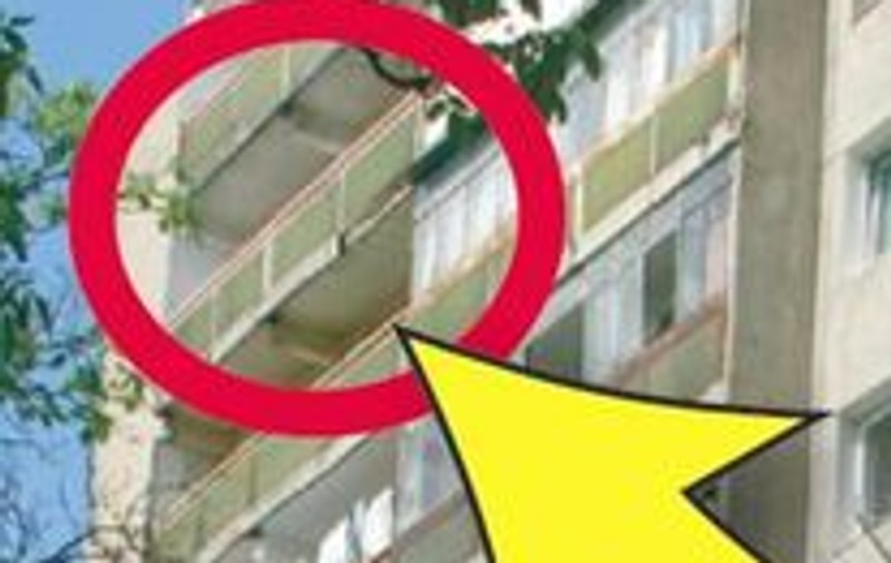 I-a căzut placa de beton în cap