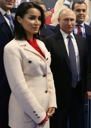 Producătorul general Match TV Tina Kandelaki și președintele Rusiei, Vladimir Putin | Foto: Profimedia
