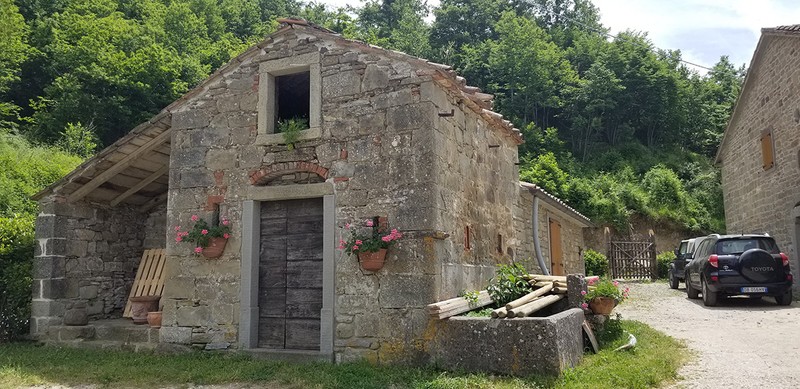 Construcția îngrijită în prezent de Mauro Mancini a funcționat pe vremuri ca spital medieval