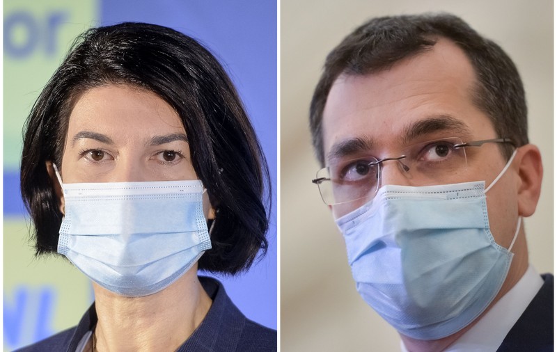 Criticat pe Facebook de Violeta Alexandru, Vlad Voiculescu acuză „felul «inovativ» în care a fost calculată incidența înainte de alegeri”
