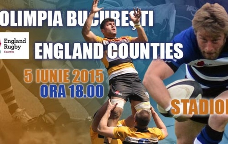 CSM București înfruntă selecționata England Counties la București