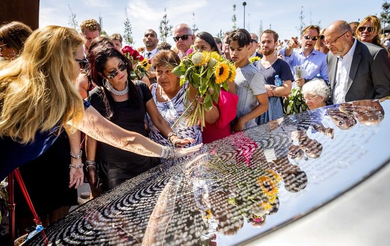Memorial pentru victimele zborului MH17, la trei ani după ce avionul a fost doborât în estul Ucrainei