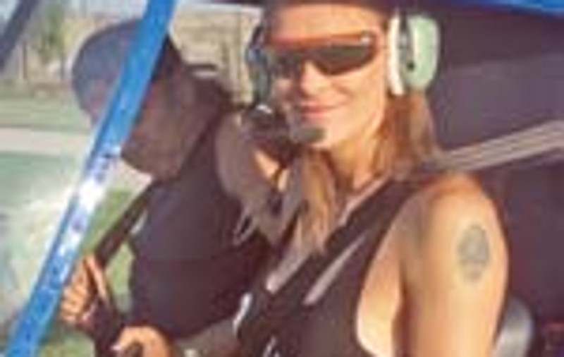 Roxana, 'sofer' de elicopter