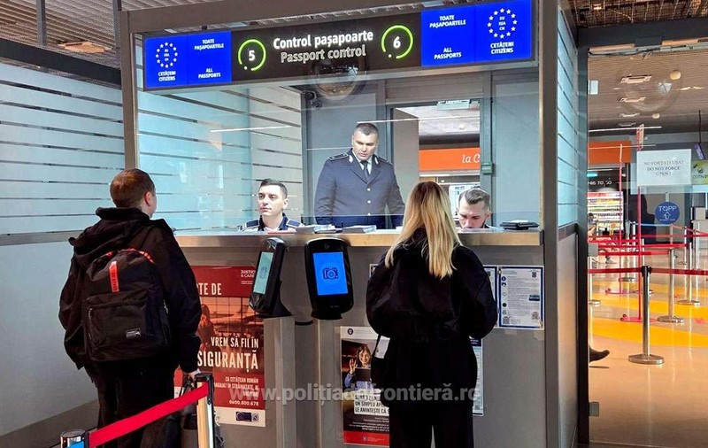 Aeroporturile din Iași și Cluj, dar și alte două puncte de frontieră, au fost integrate în sistemul european EES