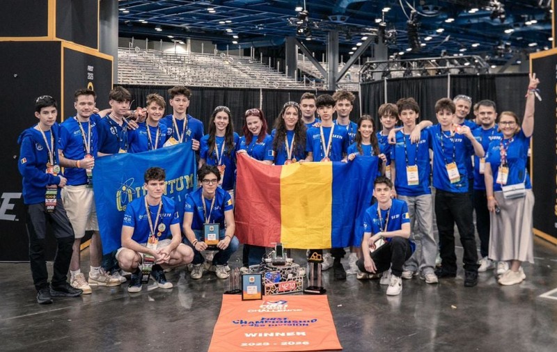 Quantum Robotics scrie istorie pentru România: locul 3 mondial la Campionatul de Robotică din Houston 2026