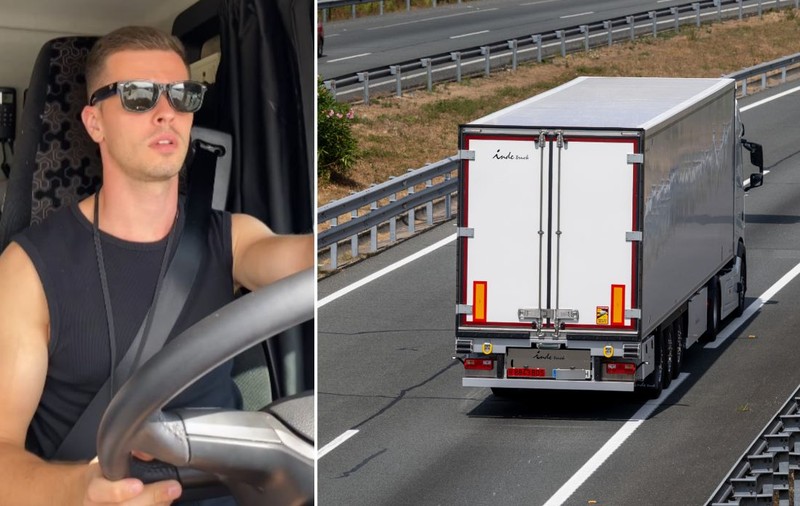 Alex, șofer de TIR pe rute internaționale, se odihnește 12 ore pe zi și câștigă 5.000 de euro pe lună