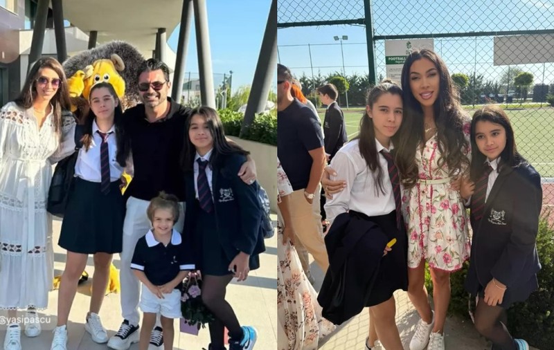 Cum au apărut Pepe și Raluca Pastramă în prima zi de școală a fiicelor. Au îngropat securea războiului de dragul copiilor
