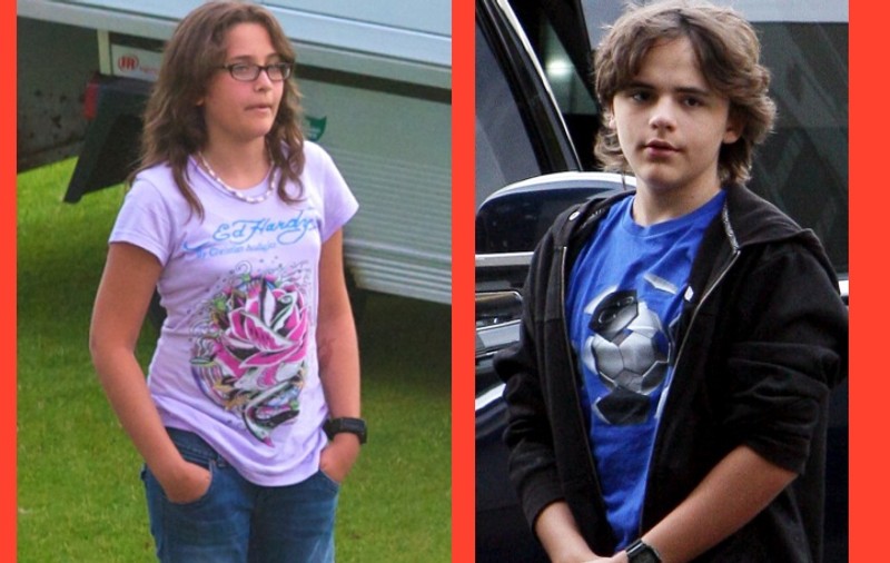 Paris şi Prince Jackson, însoţiţi de bodyguarzi la şcoală