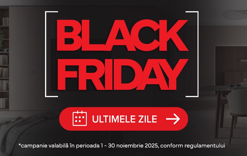 Black Friday Rovere se apropie de final: ultimele zile de reduceri la mobilier premium