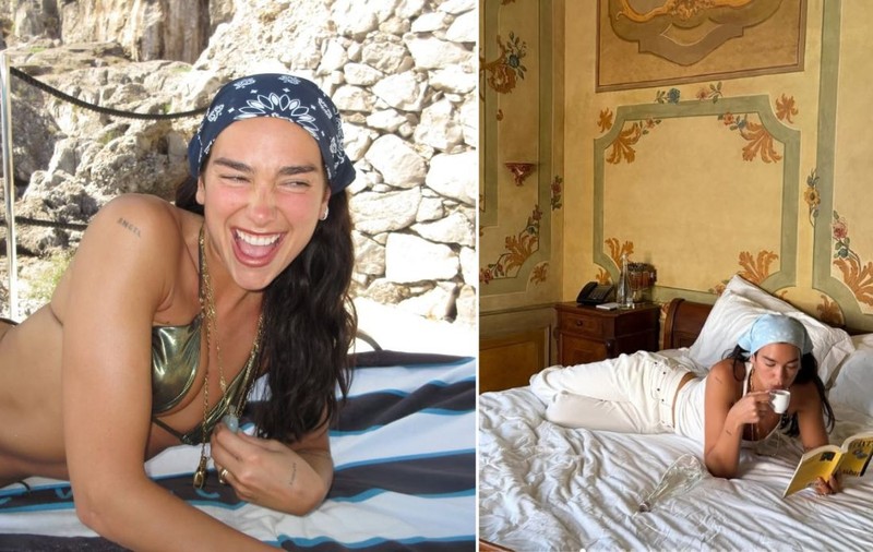 Dua Lipa a postat primele imagini din luna de miere, în Coasta Amalfi, Italia. Cât costă o vacanță în resorturile alese de artistă