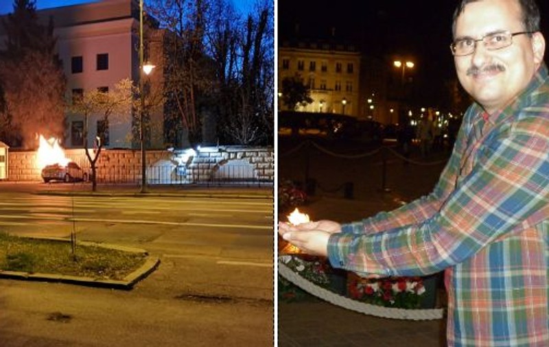 Cine e Bogdan Drăghici, bărbatul care a intrat cu mașina în gardul Ambasadei Rusiei