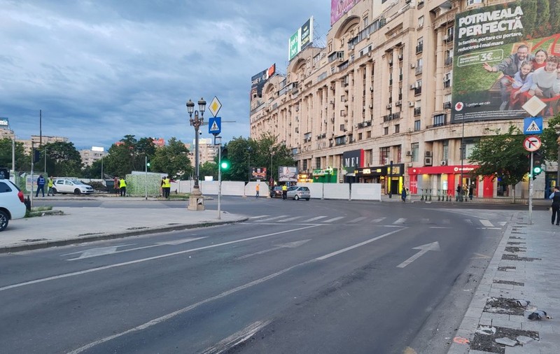 A început prima fază de lucrări la Planșeul Unirii. Care sunt străzile blocate și rutele ocolitoare
