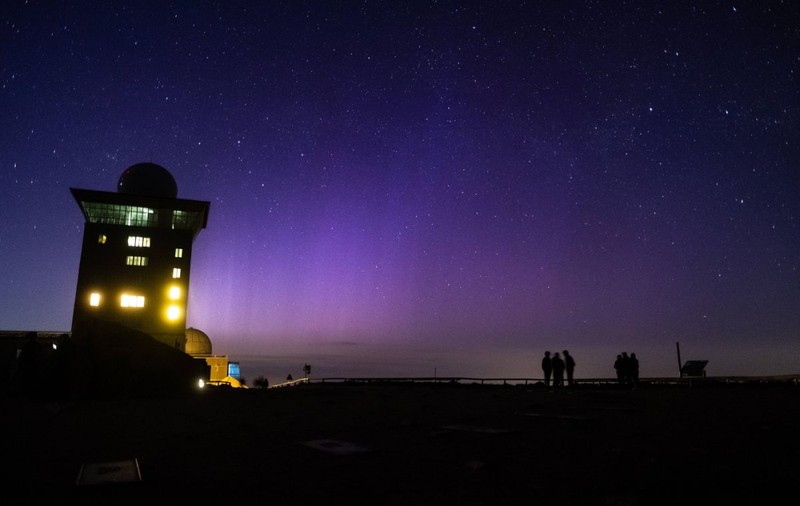 Încă o noapte cu auroră boreală în unele zone ale lumii. De unde a fost vizibil fenomenul spectaculos