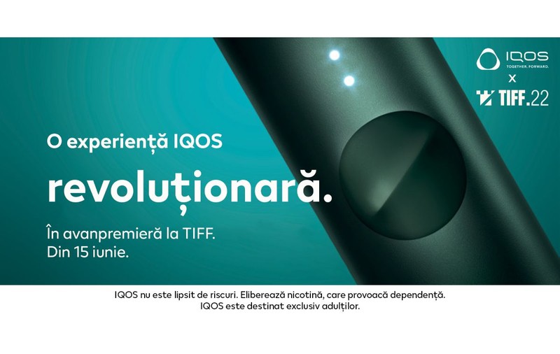 Evoluție, inovație, momente împreună – IQOS promite o experiență revoluționară la TIFF