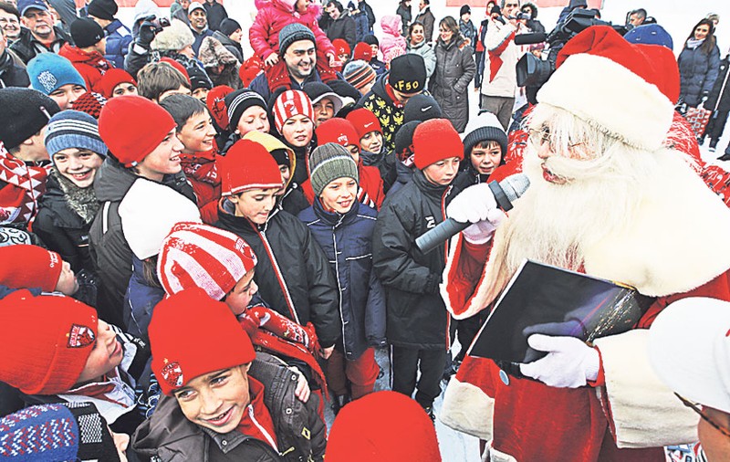 A venit «Moşul» la Dinamo