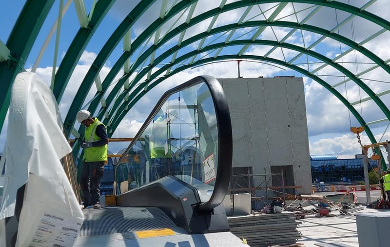 Imagini cu linia de cale ferată care leagă Bucureştiul de Aeroportul Otopeni. Trenul de Otopeni ar trebui să circule în mai puțin de trei luni