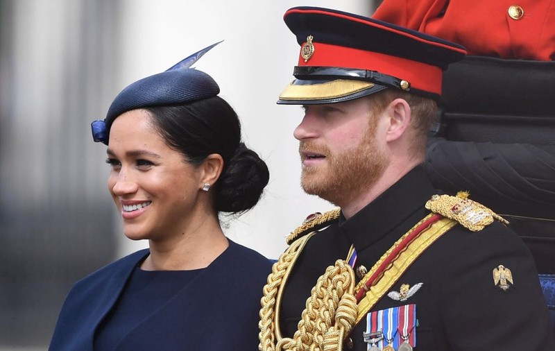 Meghan Markle, prima apariție publică după ce a născut. Ducesa de Sussex și Prințul Harry au participat la parada militară în onoarea Reginei Elisabeta a II-a / FOTO&VIDEO