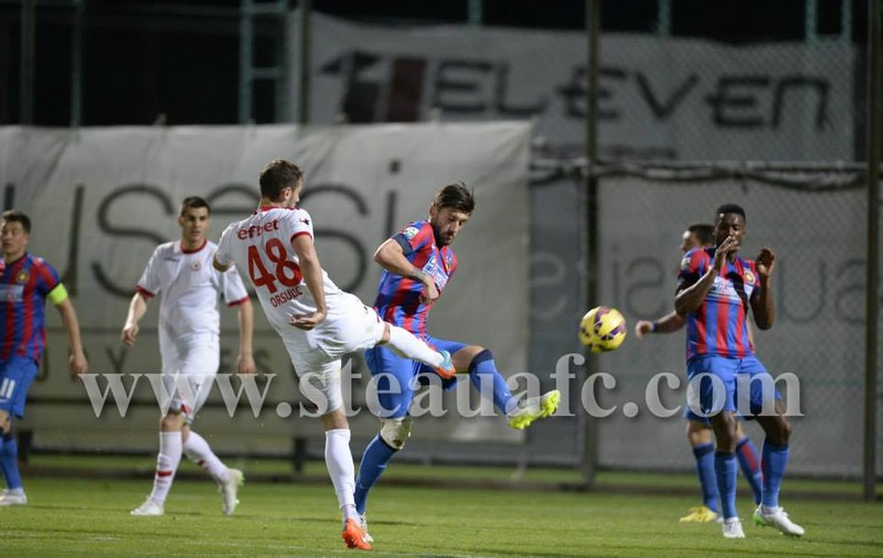 Steaua - Sparta Praga 3-0. George Țucudean a reușit o dublă