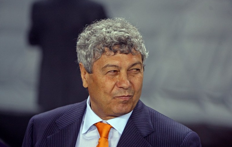 Lucescu, ”supervizat” din tribună de Medvedev şi de Ianukovici