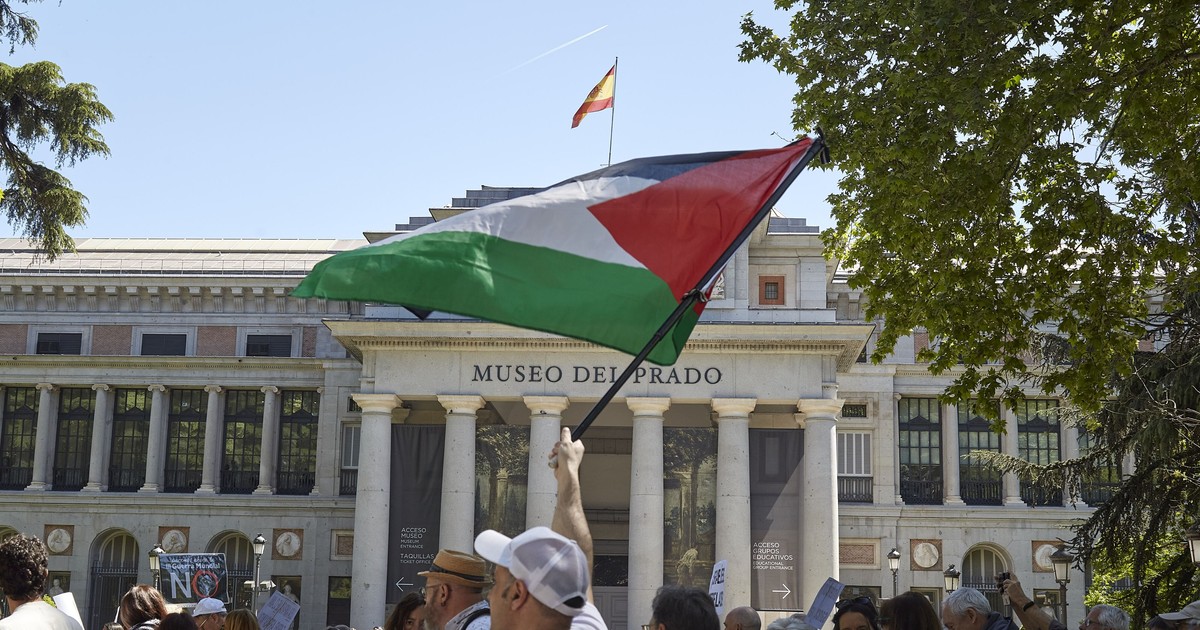 Manifestanți spanioli propalestinieni Foto: Hepta