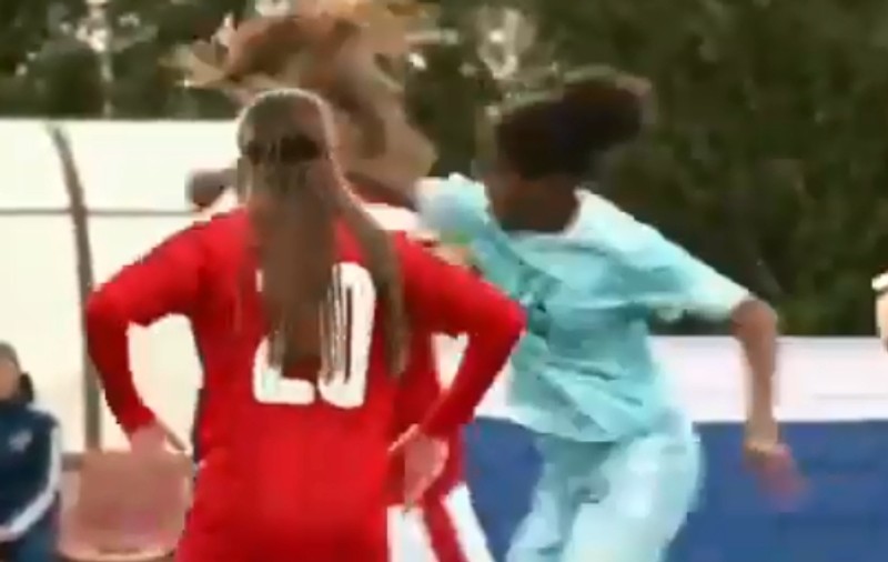 VIDEO | Bătaie între fotbaliste minore! S-a întâmplat la un meci internațional
