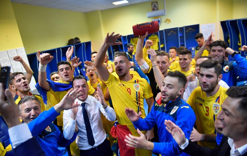 România - Liechtenstein 4-0. Calificarea la Euro 2019 de tineret a fost obținută. Pușcaș a reușit o "dublă". Ianis Hagi a izbutit un gol superb / FOTO&VIDEO