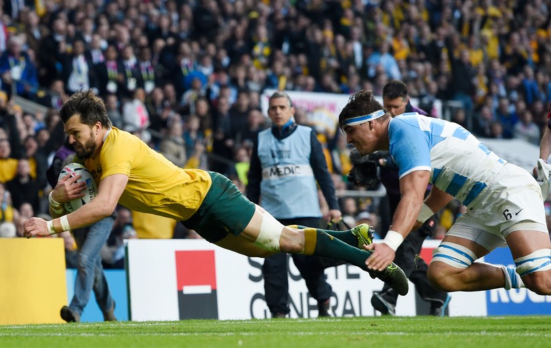 Noua Zeelandă - Australia, finala Cupei Mondiale. ^Wallabies au răpus Argentina lui Maradona. Starul s-a aflat în tribune și a plâns la final!
