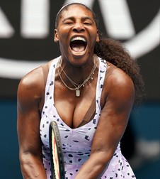 Serena Williams în acţiune. Foto: EPA
